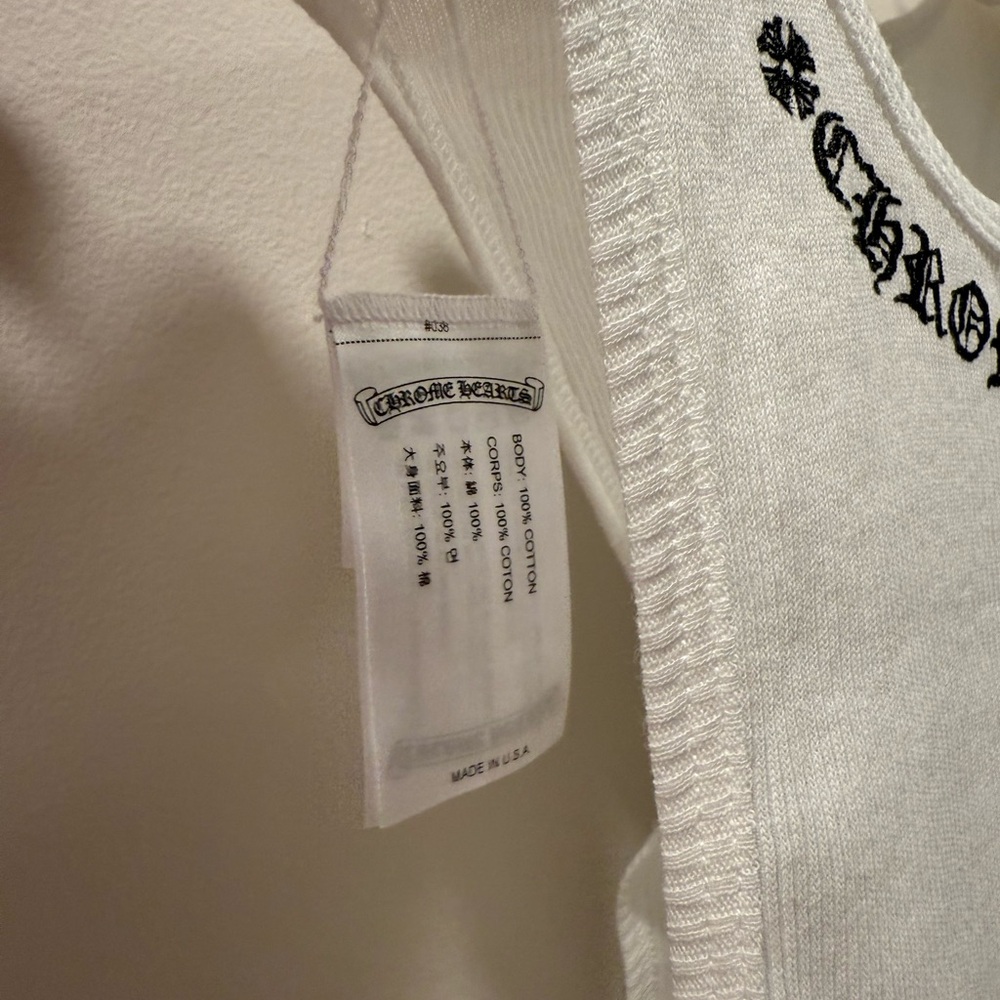 Chrome Hearts White Sleeveless Top ,Dress. - Picture 7 of 7